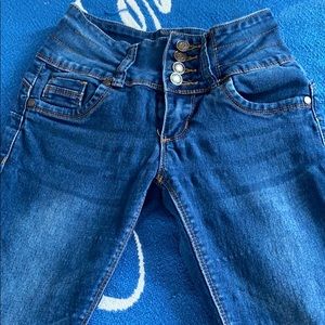 Bamboo but shaping skinny jeans